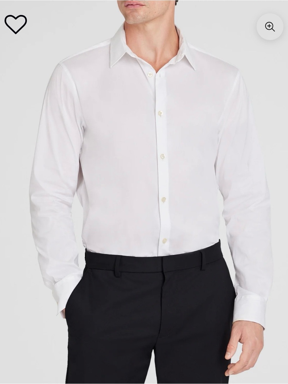 Club Monaco Stretch Poplin Dress Shirt - XL
